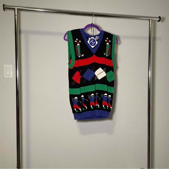 Aritzia Jackets & Blazers - Vintage hand loomed golf vest